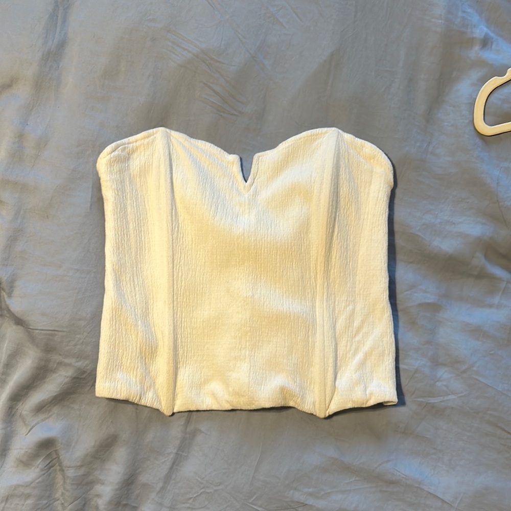 ANTHROPOLOGIE White corset top